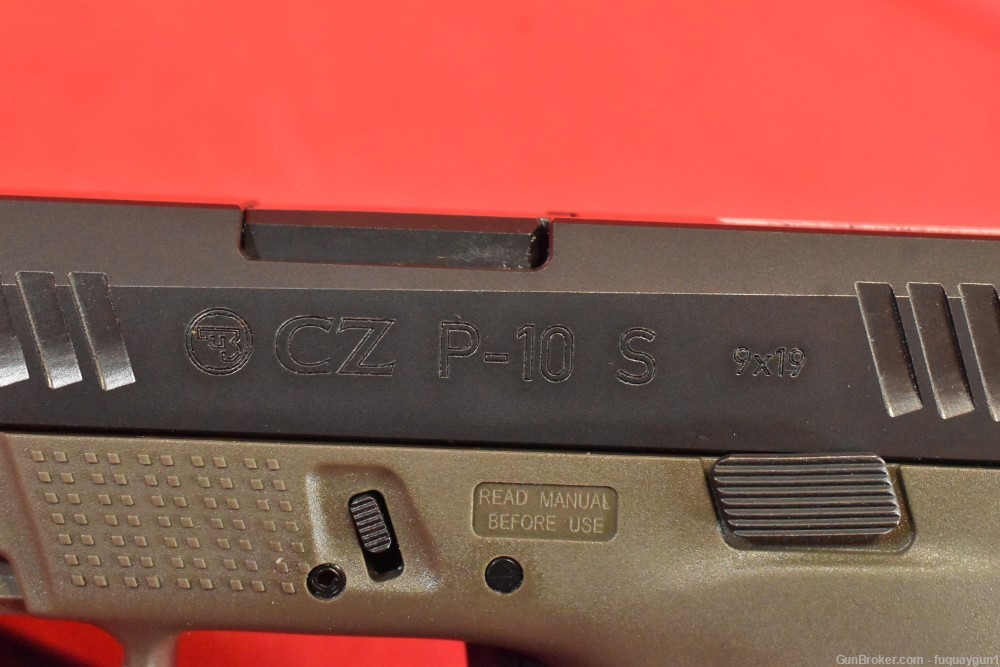 CZ P-10 S OD Green 9mm 3.5" Sub Compact 91565 P-10-img-6
