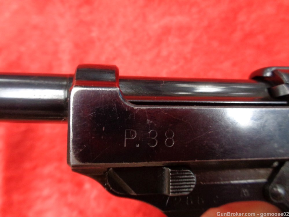 RARE P 38 HP Heeres Pistol German EAGLE 359 Germany P38 9mm WE TRADE BUY!-img-31