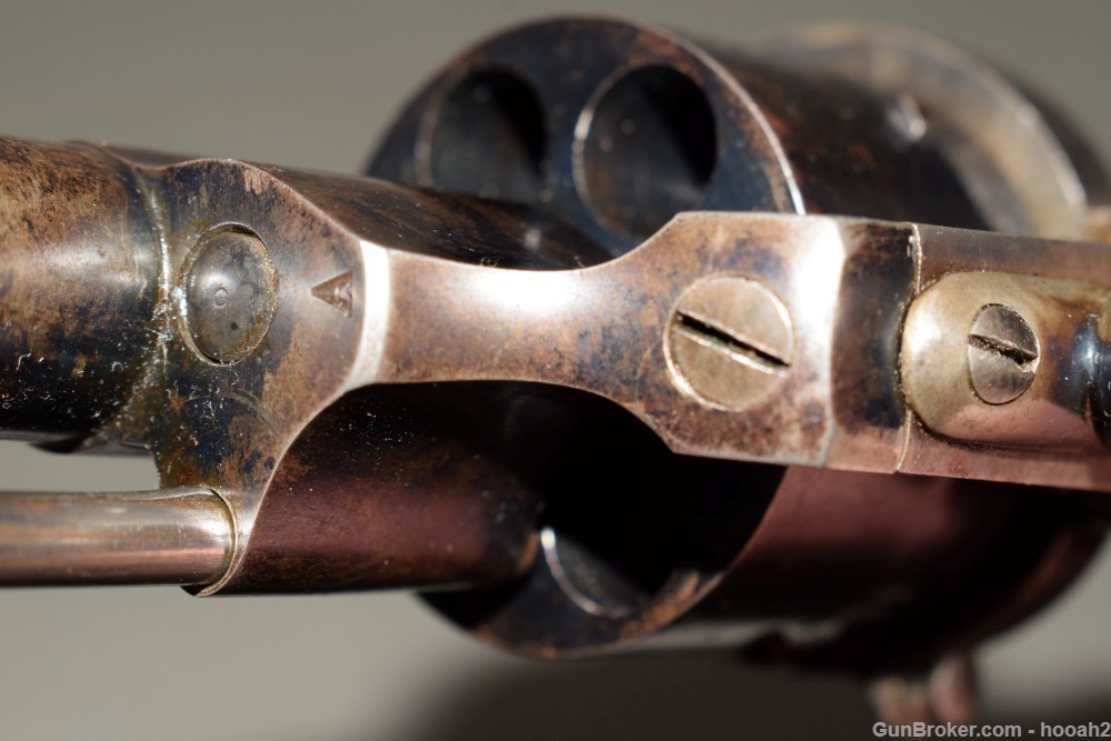 Antique E Lefeucheux Triple Action Revolver 12mm Pinfire Paris 1862? READ-img-24