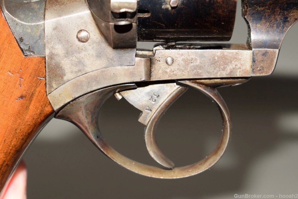 Antique E Lefeucheux Triple Action Revolver 12mm Pinfire Paris 1862? READ-img-4