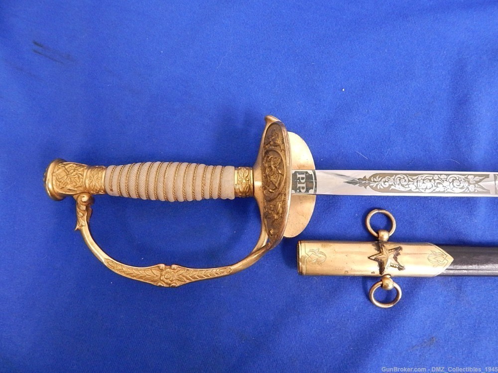 1890s US Public Health & Marine Hospital Service Sword with Scabbard-img-1