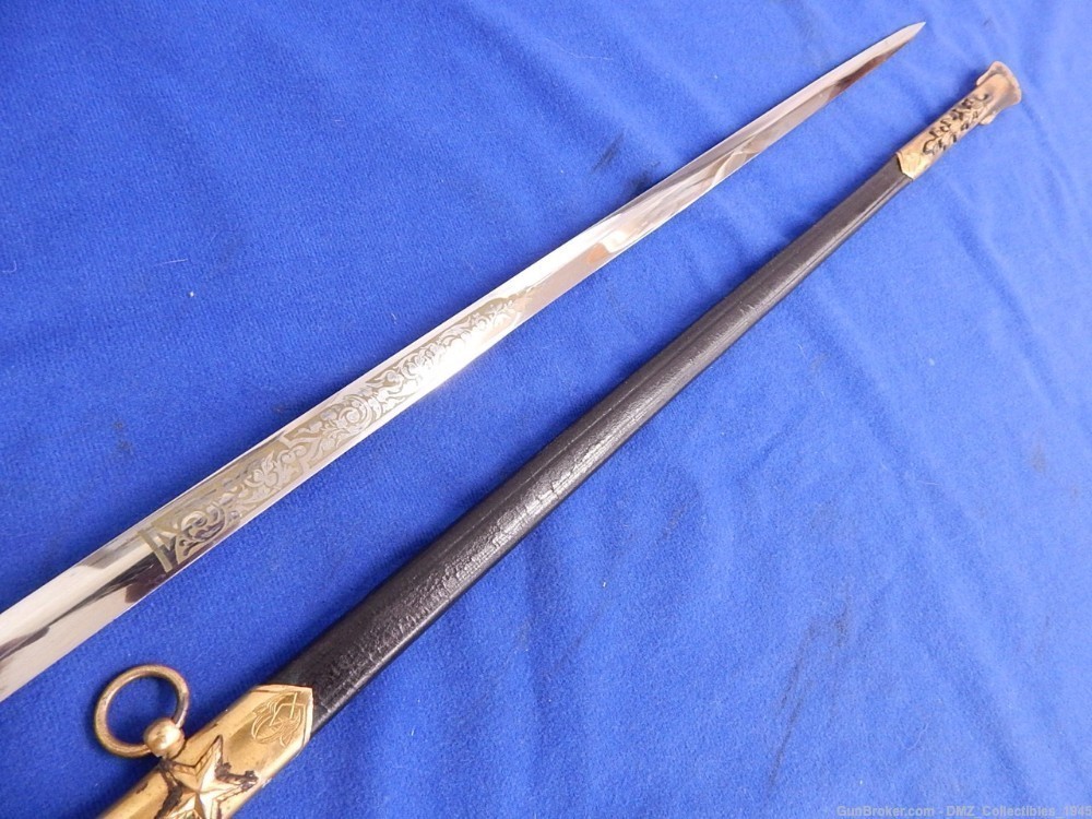 1890s US Public Health & Marine Hospital Service Sword with Scabbard-img-3