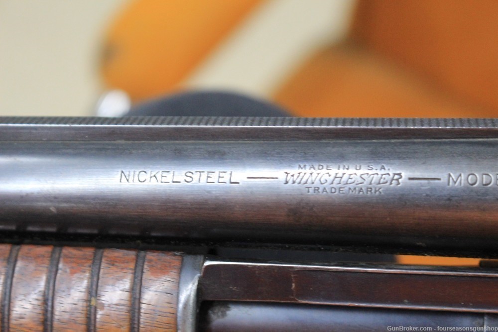 Winchester Model 12 Two Barrel Set Solid Rib  (1927)-img-4