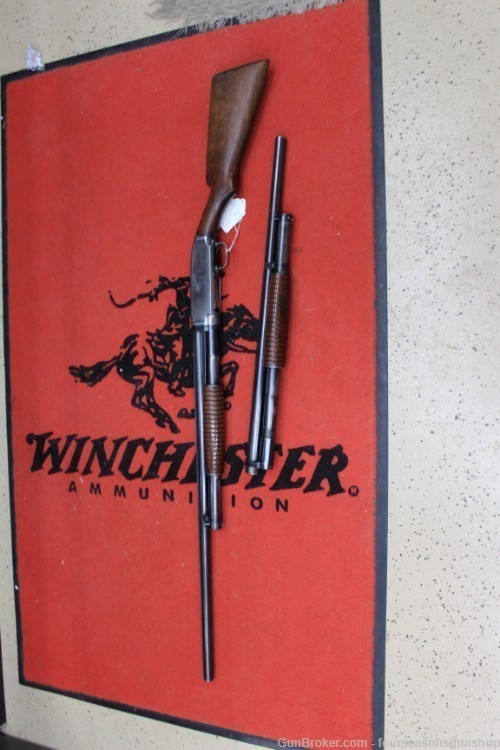 Winchester Model 12 Two Barrel Set Solid Rib  (1927)-img-1