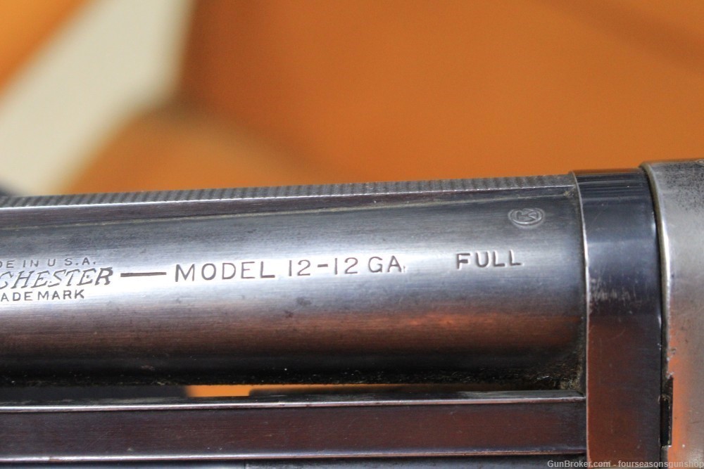 Winchester Model 12 Two Barrel Set Solid Rib  (1927)-img-5