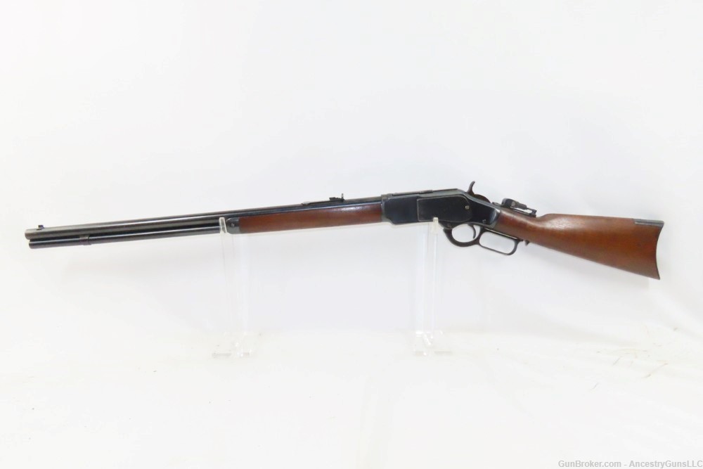 1893 LETTERED Antique WINCHESTER M1873 .38-40 WCF Lever Action REPEATING RI-img-1