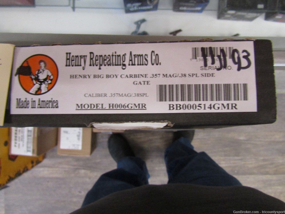 Henry H006GMR Side Gate Carbine 357 Mag/38 Special 7+1 16.50" Blued Octagon-img-0
