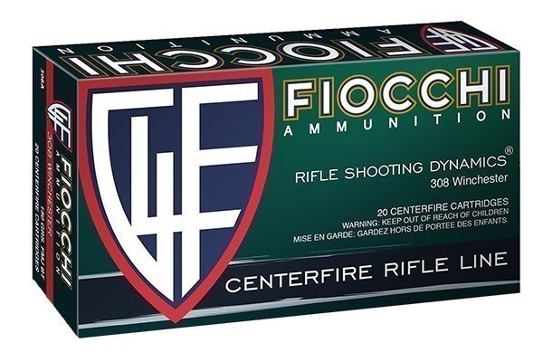 FIOCCHI 308 AMMO 150GR FMJBT RIFLE SHOOTING DYNAMICS 200 ROUNDS-img-0