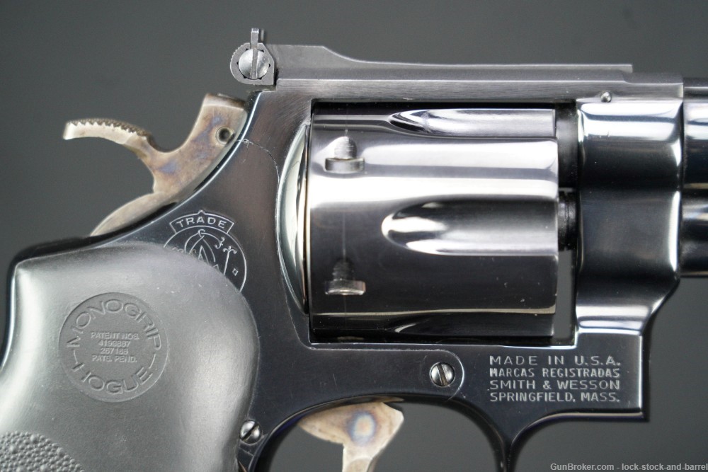 Smith & Wesson S&W Model 57 .41 Magnum Target 4" Blue DASA Revolver & Box-img-11