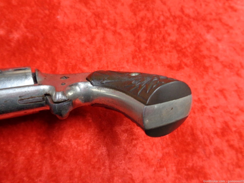 Iver Johnson & Cycle Defender 89 Pocket Revolver 32 RF Nickel ANTIQUE TRADE-img-6