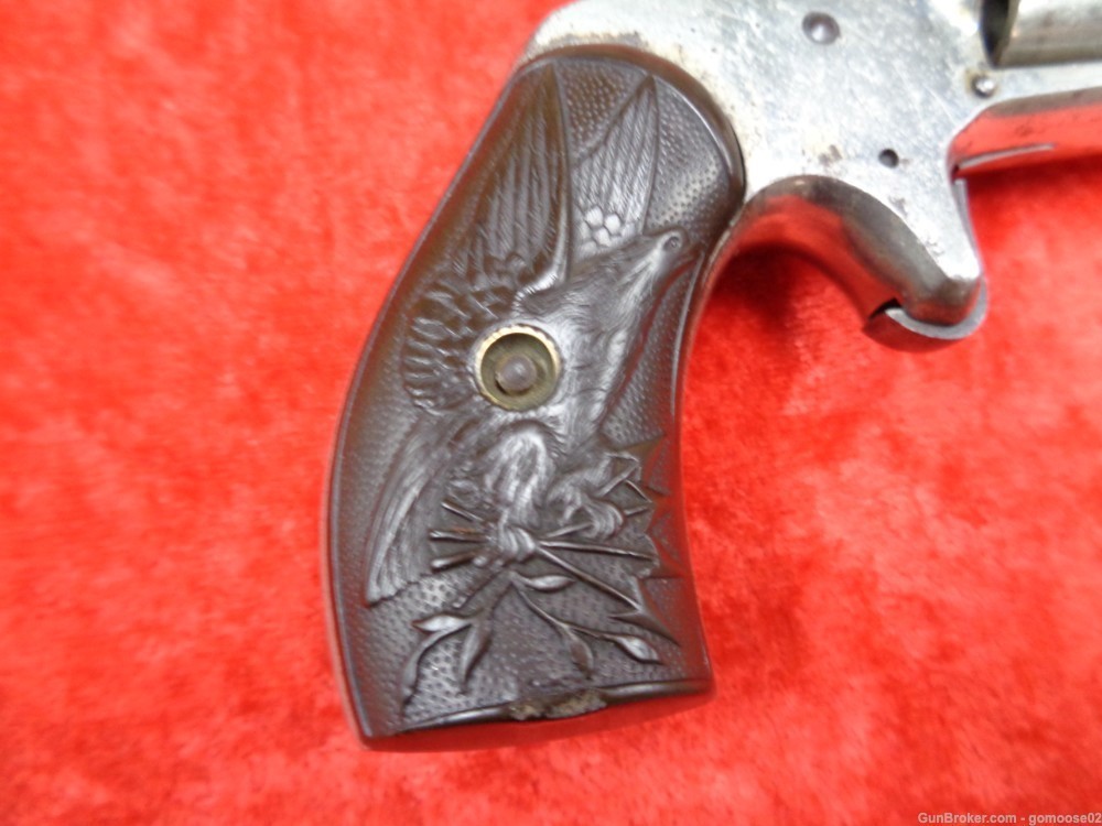 Iver Johnson & Cycle Defender 89 Pocket Revolver 32 RF Nickel ANTIQUE TRADE-img-12