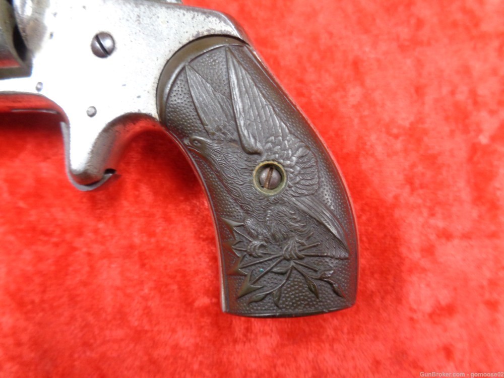 Iver Johnson & Cycle Defender 89 Pocket Revolver 32 RF Nickel ANTIQUE TRADE-img-13