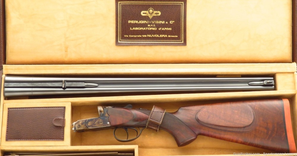 Perugini & Visini 9.3x74R double rifle, ejectors, cased, 97%, layaway-img-21
