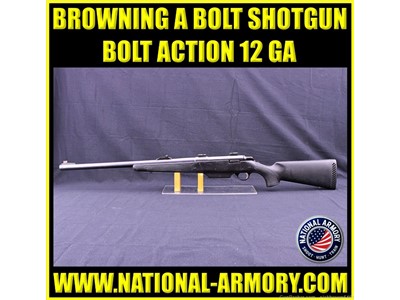 BROWNING A BOLT 12 GA BOLT ACTION 22" BBL SYNTHETIC STOCK 015003120
