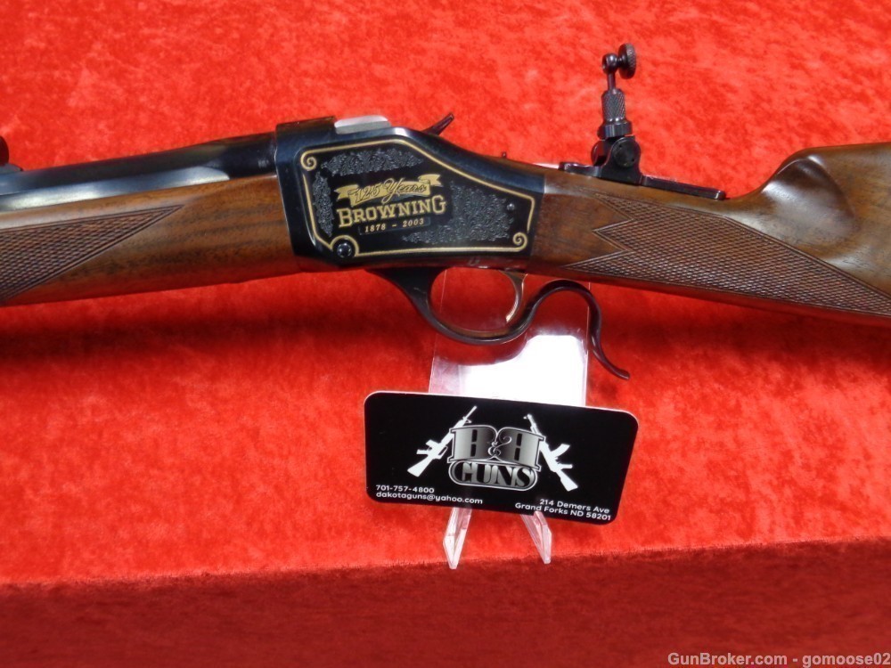 BROWNING 1885 45-70 125th Anniversary High Wall Limited Edition Gold TRADE!-img-7