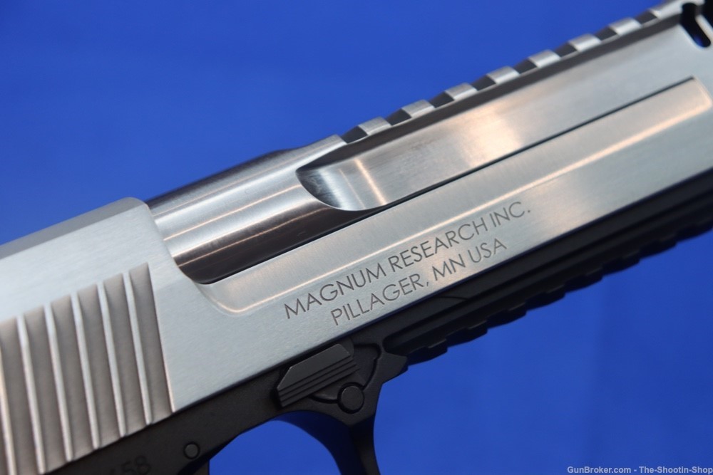 Magnum Research Desert Eagle Pistol 44MAG Stainless 2TONE IMB Muzzle Brake -img-16