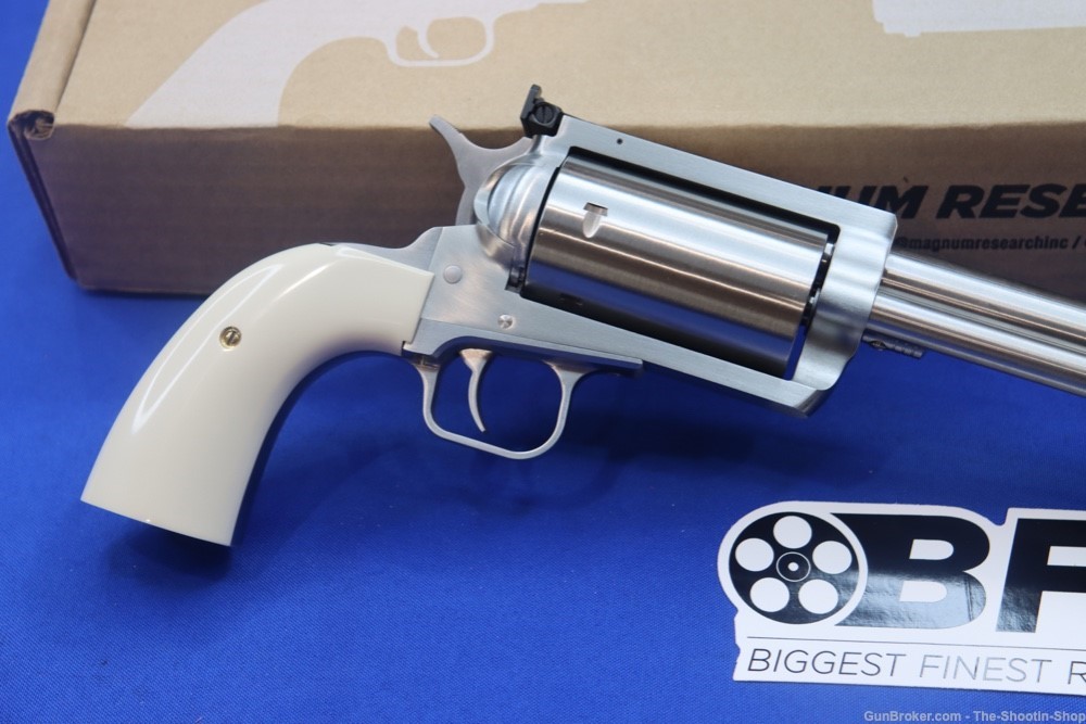 Magnum Research BFR Revolver 500 S&W BISLEY White Grip 10" 5rd 500S&W NEW-img-1