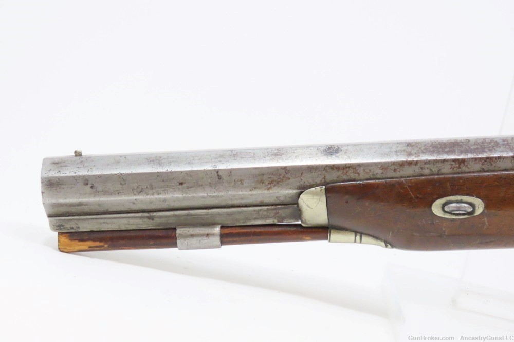 Pistol by HENRY VAN WART .52 Washington Irving Tarrytown NY DUELING Antique-img-17