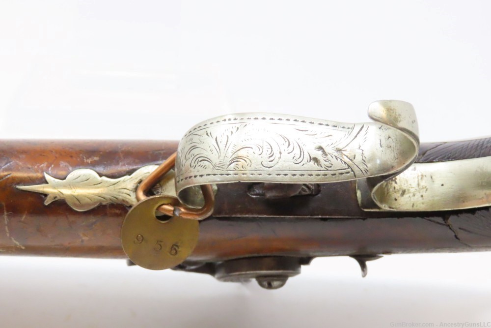 Pistol by HENRY VAN WART .52 Washington Irving Tarrytown NY DUELING Antique-img-12
