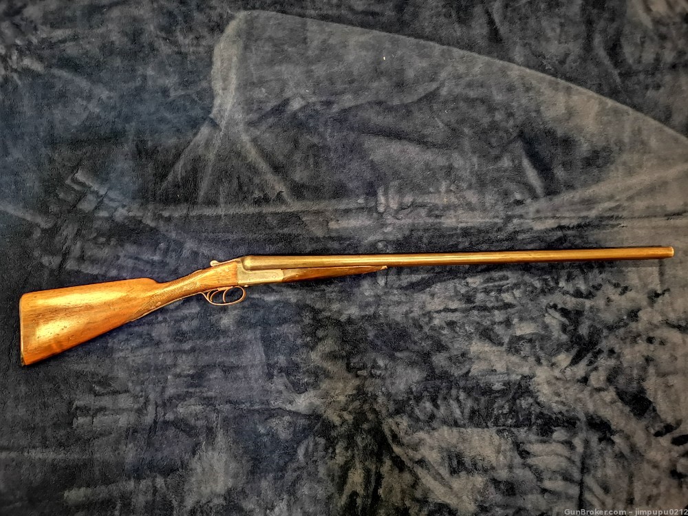 Rare antique - Trulock & Harris Dublin 12GA SXS shotgun made in Ireland-img-16