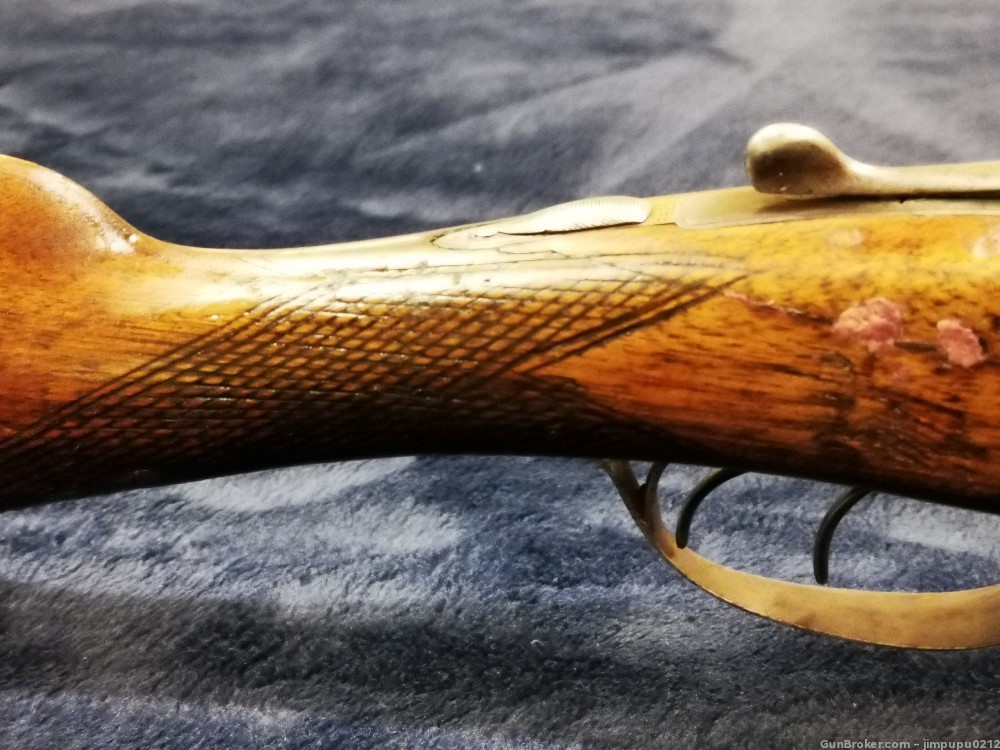 Rare antique - Trulock & Harris Dublin 12GA SXS shotgun made in Ireland-img-7