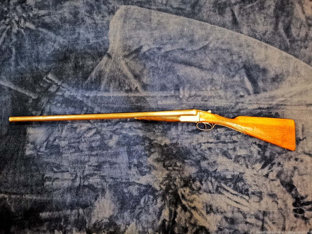 Rare antique - Trulock & Harris Dublin 12GA SXS shotgun made in Ireland-img-26