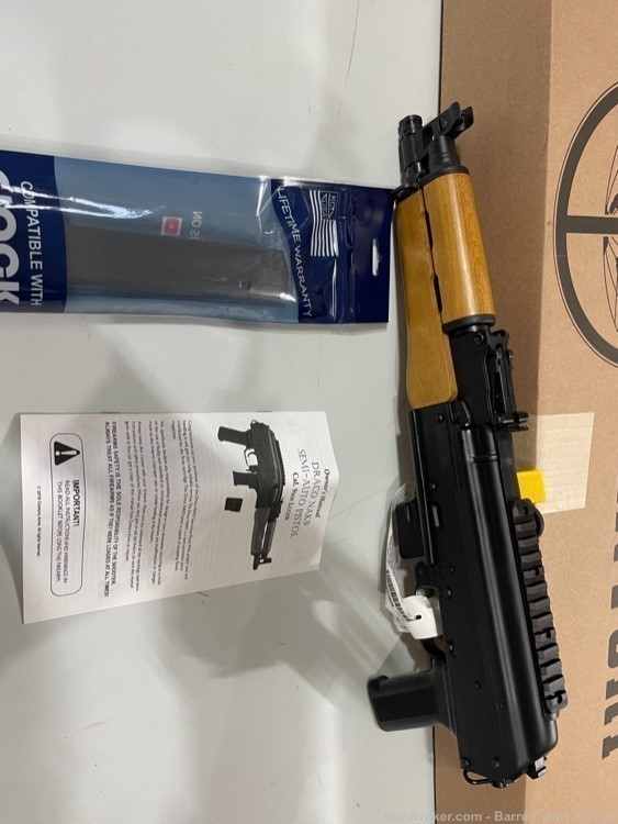 Century Arms NAK9 Draco 9mm AK pistol takes Glock mags-img-0