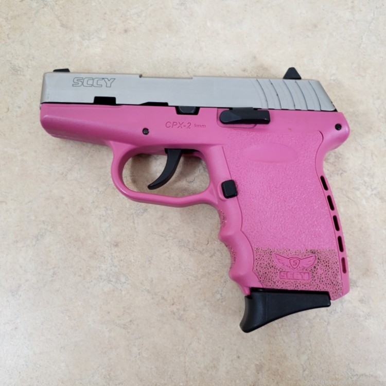SCCY CPX-2 Semi-Auto 9mm Pink Semi-Auto Pistol-img-0