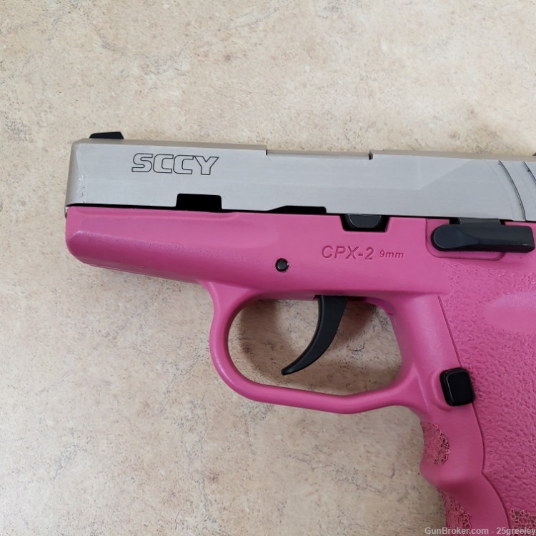SCCY CPX-2 Semi-Auto 9mm Pink Semi-Auto Pistol-img-3