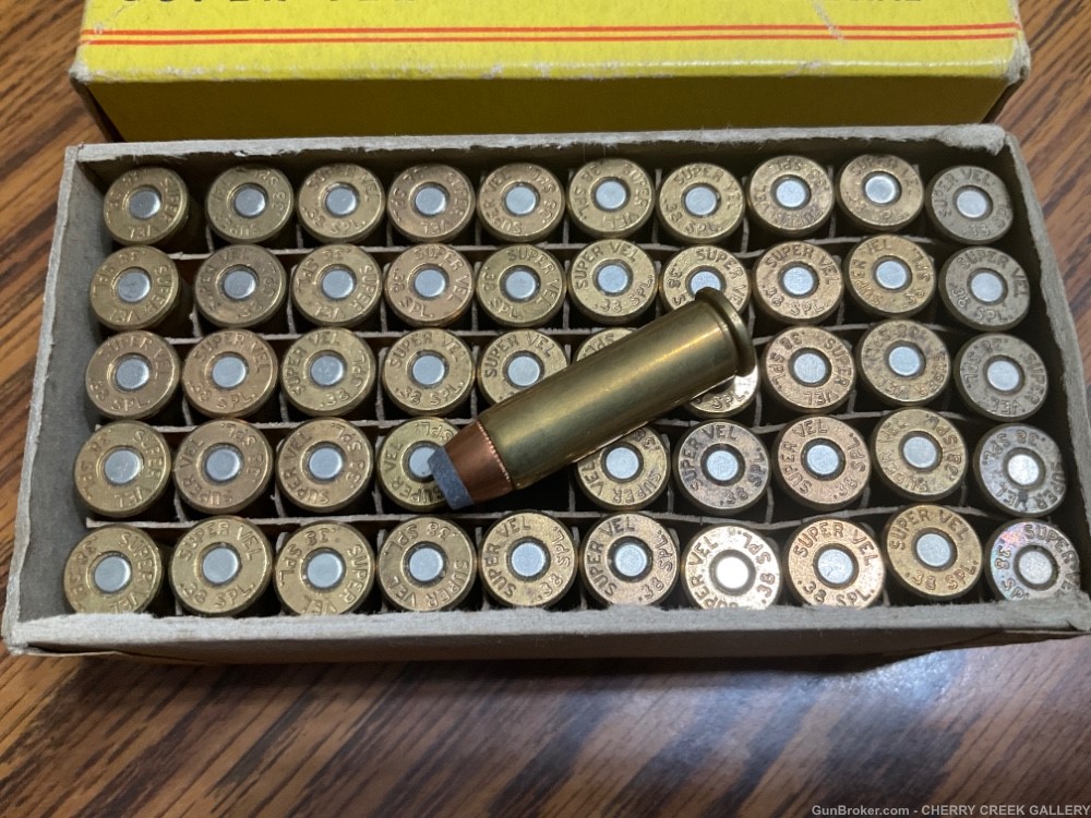 Vintage Lee Jurras Super Vel ammo 38 special ammunition - Vintage Ammo ...