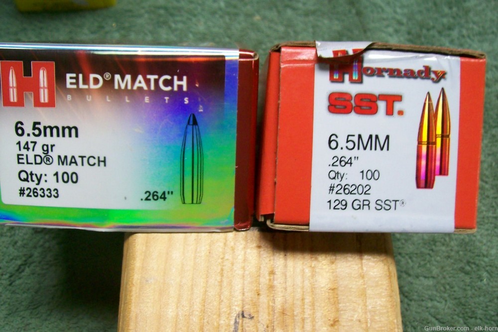 Hornady 6.5 mm Bullets 129 gr SST & 147 gr ELD Match-img-0