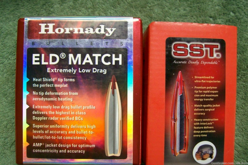 Hornady 6.5 mm Bullets 129 gr SST & 147 gr ELD Match-img-1