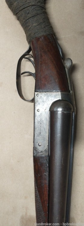 Remington 12 ga 20" bbls. Side x Side Early model-img-12