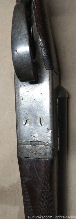 Remington 12 ga 20" bbls. Side x Side Early model-img-8
