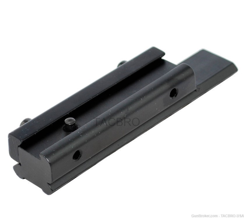 TACBRO 11mm Dovetail Extension to 20mm Weaver Picatinny Adapter Riser Rail -img-2