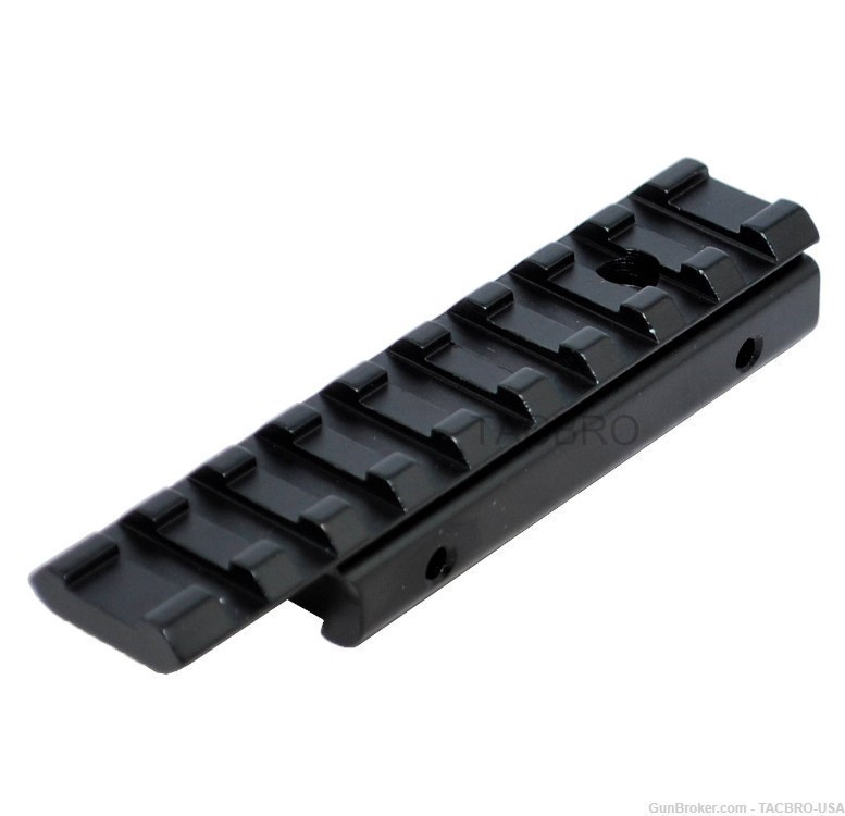 TACBRO 11mm Dovetail Extension to 20mm Weaver Picatinny Adapter Riser Rail -img-3