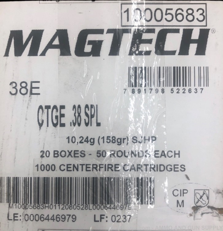 MAGTECH 38E 38 SPL 158 GRAIN SJHP - 1000 ROUNDS- 20 BOXES - PREMIUM AMMO -img-7