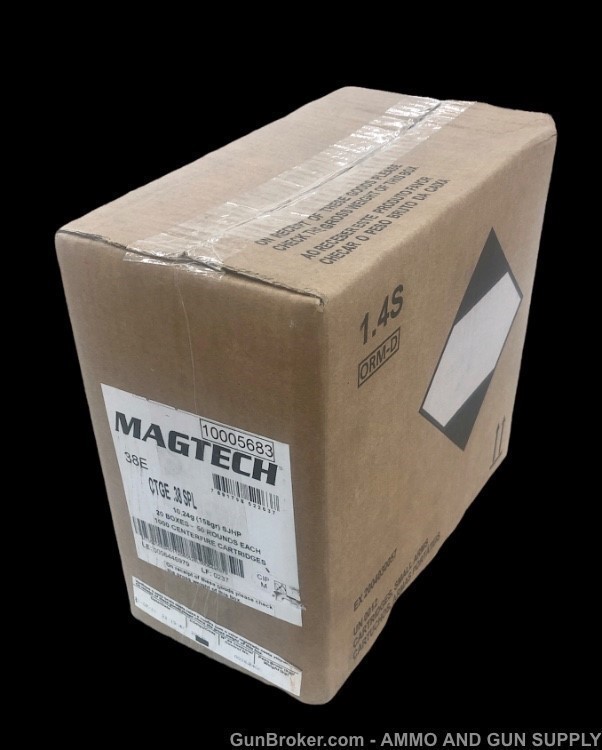 MAGTECH 38E 38 SPL 158 GRAIN SJHP - 1000 ROUNDS- 20 BOXES - PREMIUM AMMO -img-6