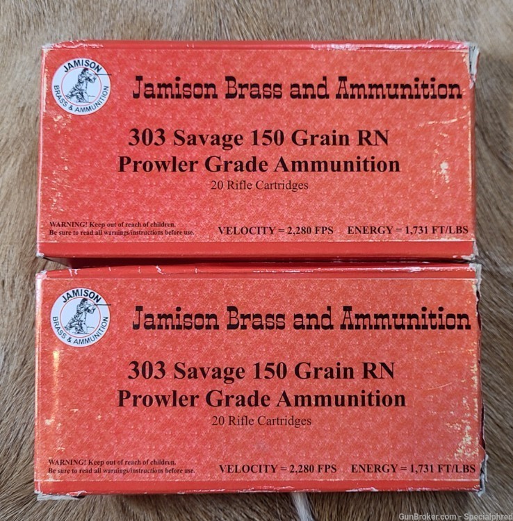 Jamison 303 Savage Prowler Grade Ammunition .303-img-2