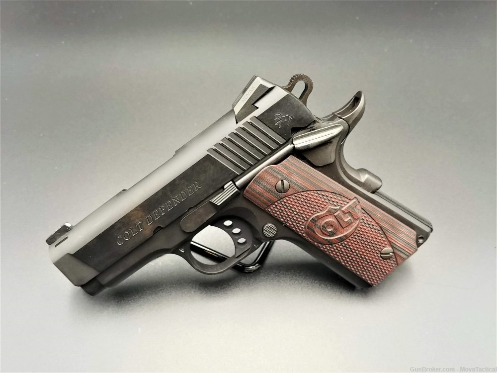 Colt 1911 Defender 3" 9MM Colt-1911 Night SIght Colt Defender Compact 1911 -img-2
