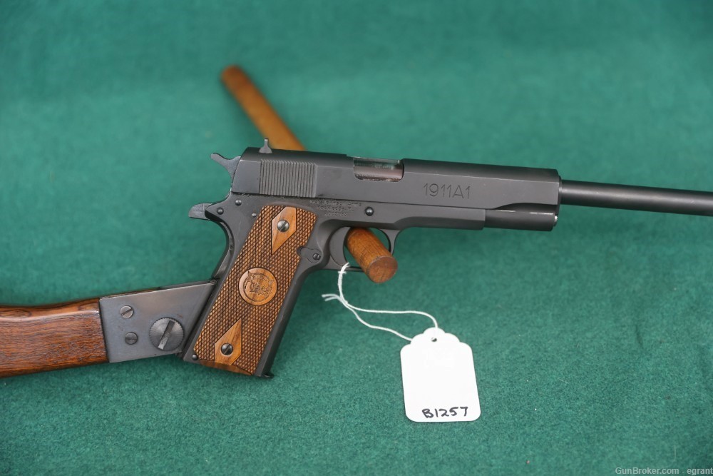 B1257 Iver Johnson 1911A1 Carbine 45 ACP -img-0