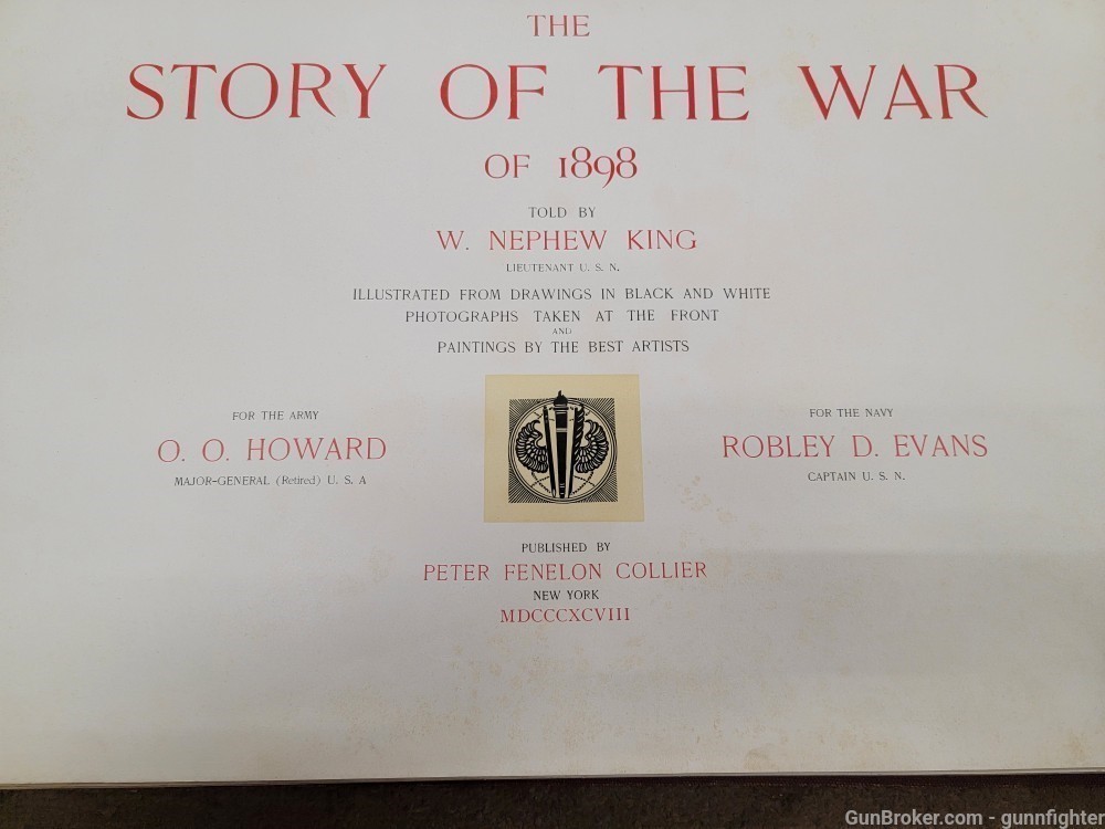The "Story of the War of 1898"  Spanish American War-img-2