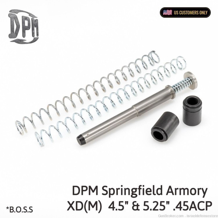 DPM Springfield XDM 4.5" & 5.25" .45ACP Mechanical Recoil Reduction System-img-0