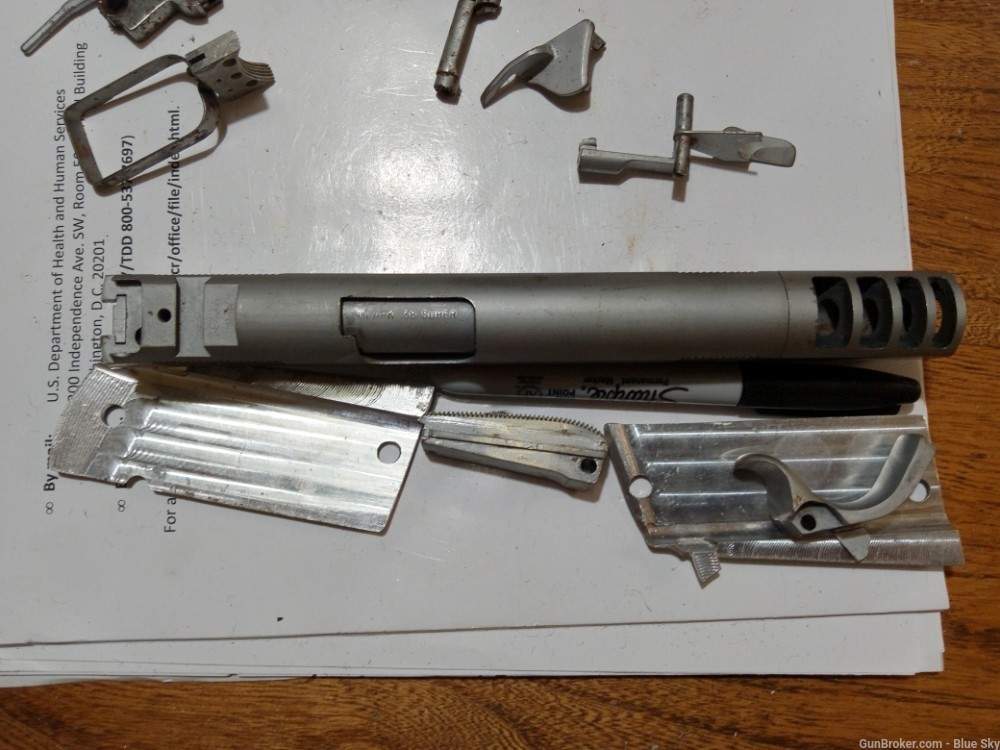 Colt MK IV Series 80 38 Super Slide and other parts-img-4