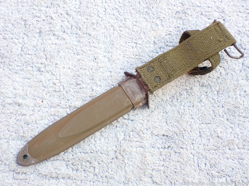 US WWII CASE M3 GUARD MARKED FIGHTING KNIFE WITH SCABBARD (MINT)-img-34