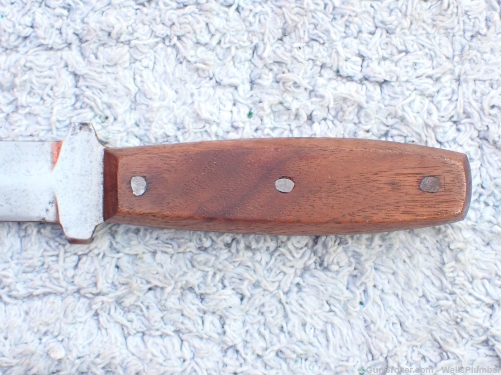US WWII CASE PIG STICKER FIGHTING KNIFE WITH ORIGINAL LEATHER SHEATH-img-10