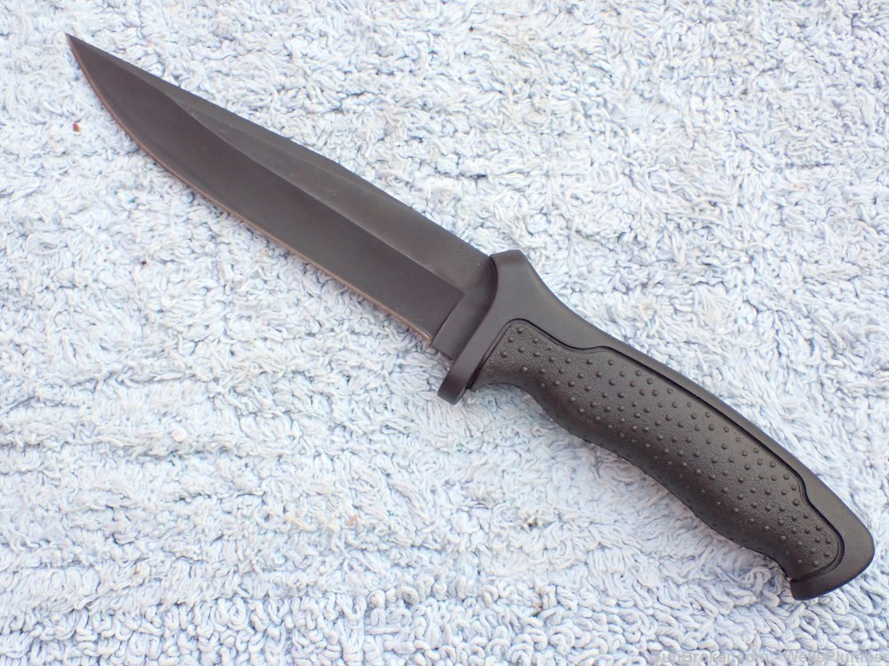 BUCK MODEL 650 NIGHTHAWK FIGHTING KNIFE WITH ORIGINAL SCABBARD (MINT)-img-6