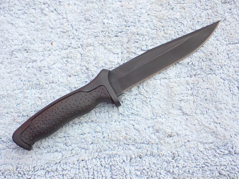 BUCK MODEL 650 NIGHTHAWK FIGHTING KNIFE WITH ORIGINAL SCABBARD (MINT)-img-5