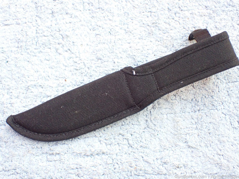 BUCK MODEL 650 NIGHTHAWK FIGHTING KNIFE WITH ORIGINAL SCABBARD (MINT)-img-20