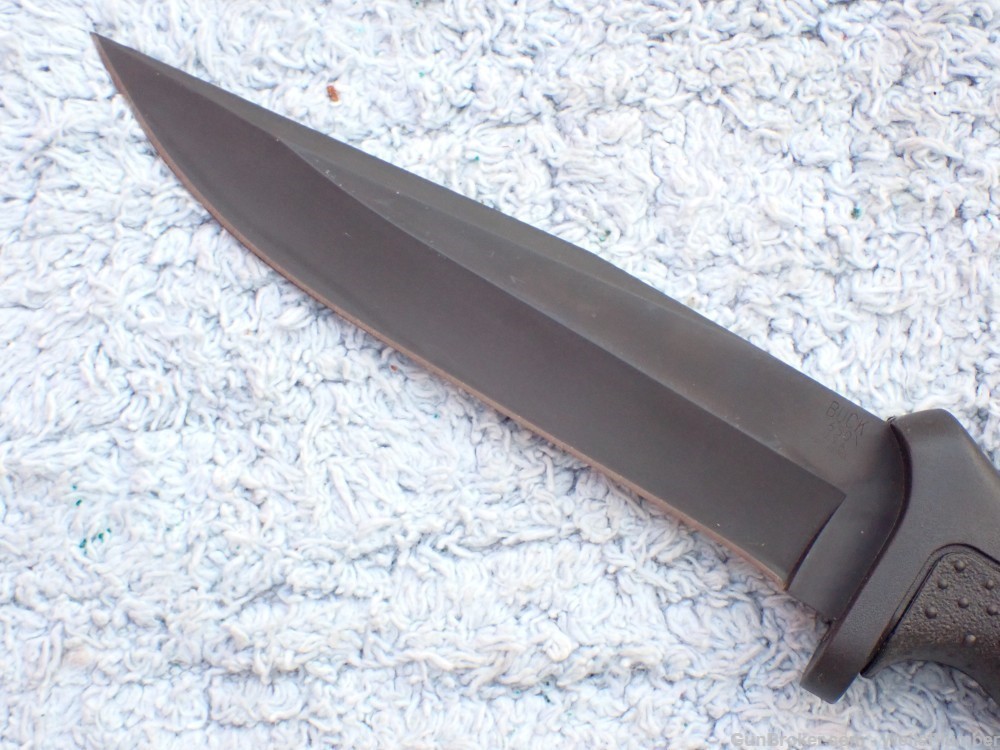 BUCK MODEL 650 NIGHTHAWK FIGHTING KNIFE WITH ORIGINAL SCABBARD (MINT)-img-16